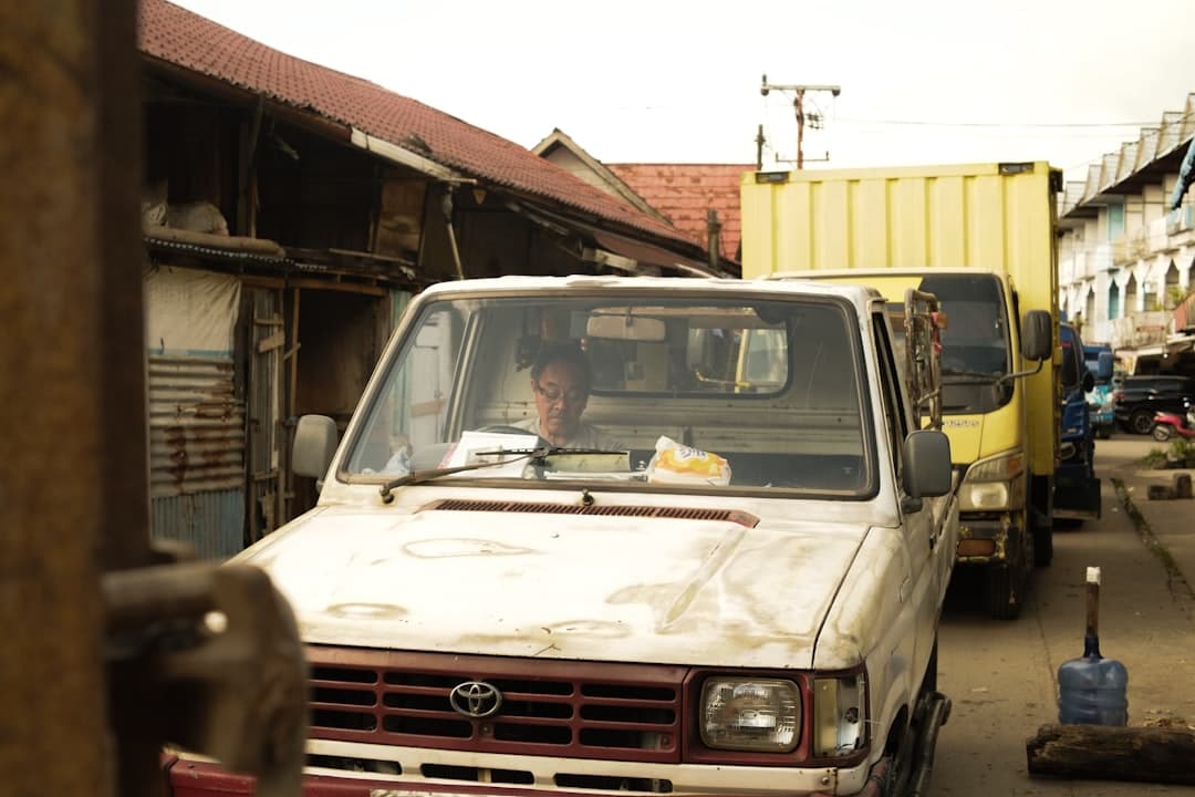 African delivery driver